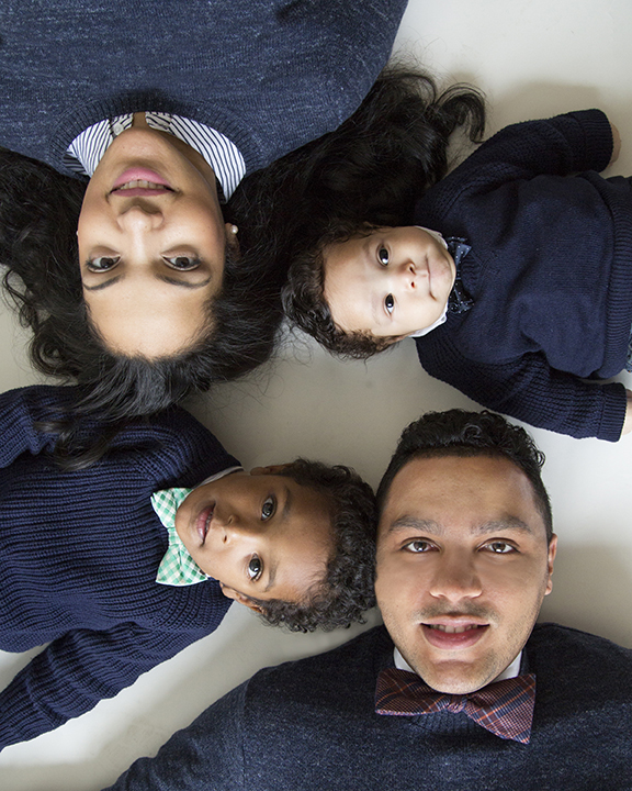 Elegant family portrait Bergen County NJ by Janet Joyner
